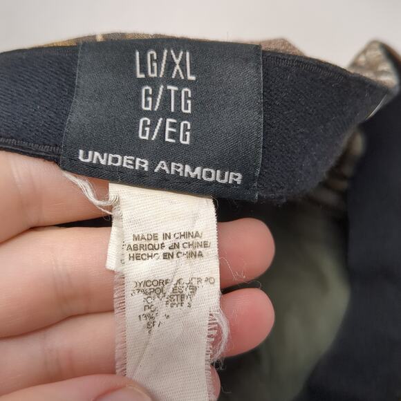 Under Armour Fitted Baseball Hat Multicolor XL Camo Outdoor Hunting - Picture 9 of 9